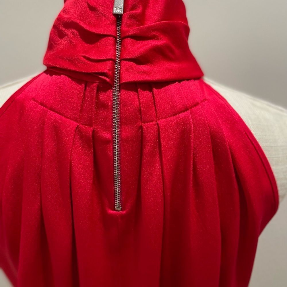Michael Kors made in Italy sleeveless red top.  Stunningly beautiful - Picture 11 of 13